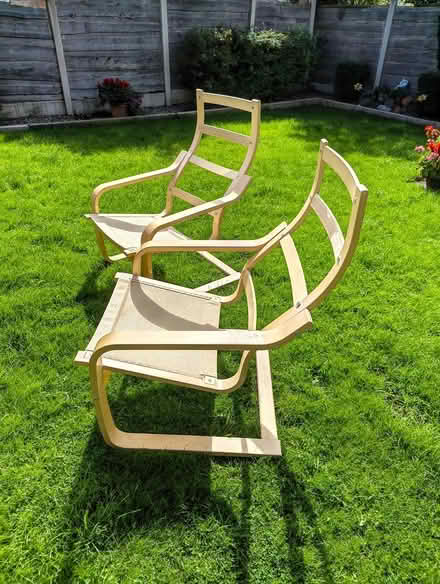 Photo of free Two IKEA Poang Chair frames (SK3 8QA) #3