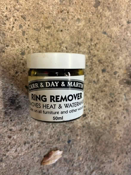 Photo of free Carr & Day & Martin ring remover for heat and watermarks (Great Boughton CH3) #1