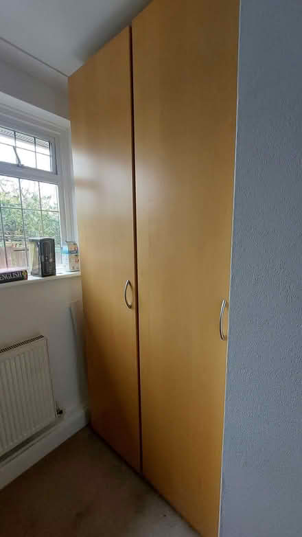 Photo of free Two Ikea Pax 50cm wardrobes 2.36m high (Biggin Hill TN16) #1