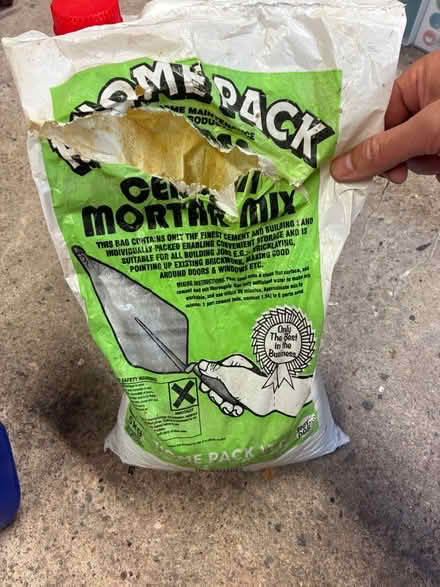 Photo of free Half a bag of cement mortar mix (Great Boughton CH3) #1