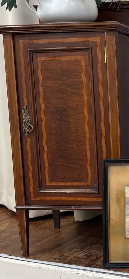 Photo of free Edwardian pot cupboard/bedside cupboard. (South Derbyshire DE73) #1