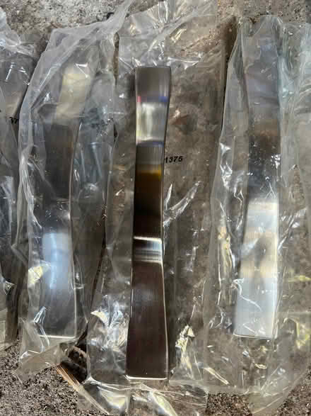 Photo of free Four chrome kitchen door handles (Fobbing SS17) #1