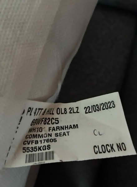 Photo of free cushion inserts for sofa (Silverdale ST5) #2