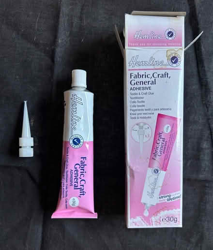 Photo of free Hemline fabric glue, unused, unopened (Monks Hill CR2) #1