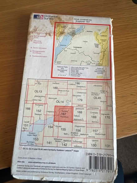 Photo of free OS map (Dursley GL11) #2