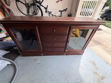 Photo of free Wood TV Stand / Media Console (Laurel MD) #1