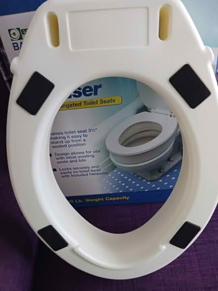 Photo of free New toilet seat riser (60th cedar ave 19143) #2