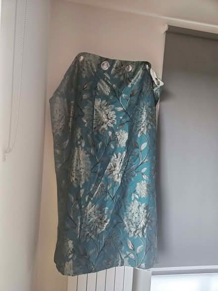Photo of free A pair of floral curtains (Wood End UB6) #1
