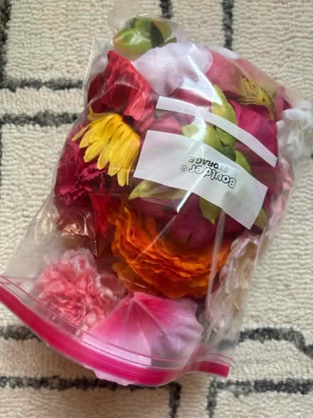 Photo of free Ziploc of artificial flower pieces (Rego Park) #1