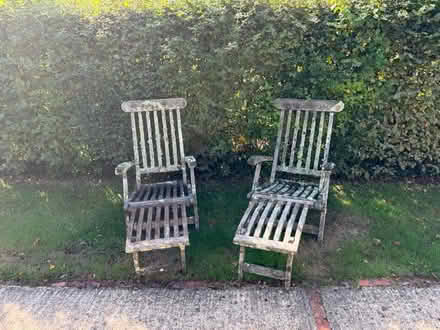 Photo of free 2 x Steamer Chairs (Cranleigh GU6) #1