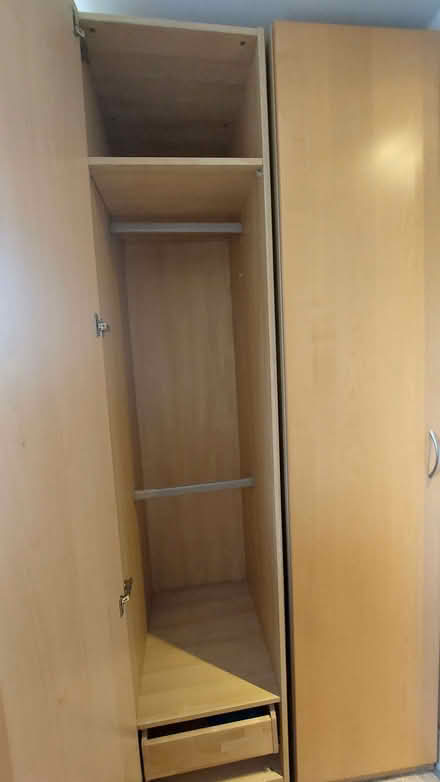 Photo of free Two Ikea Pax 50cm wardrobes 2.36m high (Biggin Hill TN16) #2