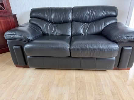 Photo of free 2 seater leather sofa (Wicklow) #2