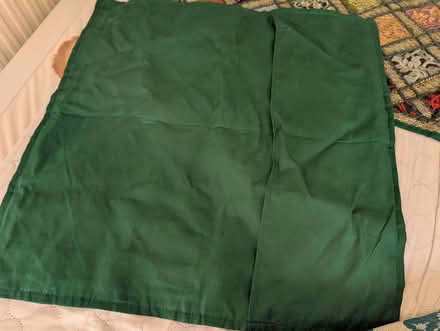 Photo of free 2 X large green cushion covers. (Alperton HA0) #3