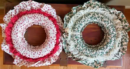 Photo of free Set of Two Holiday Wreaths - New (Redwood City) #1