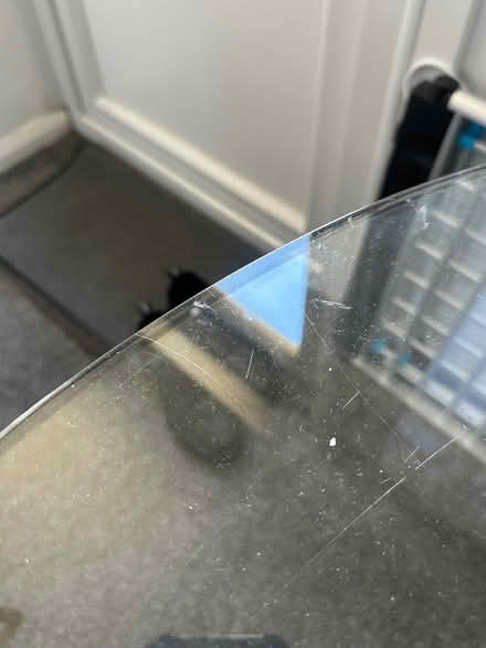 Photo of free Glass topped table & 3 black chairs (Eastwood SS2) #3