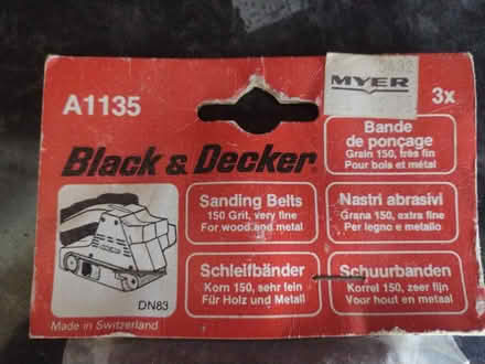 Photo of free Selection of sanding belts (Southfields SW19) #2