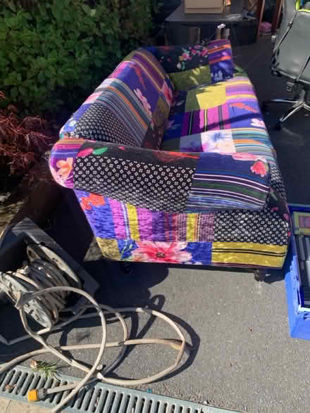 Photo of free Sofa one leg broke (Loughborough LE11) #2
