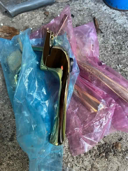 Photo of free Four brass window handles (Fobbing SS17) #1