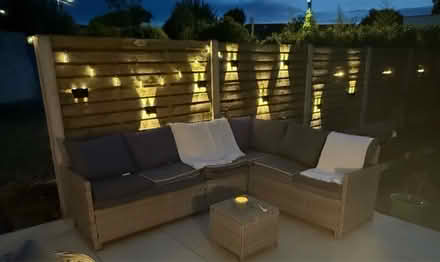 Photo of free Outdoor L shaped couch (Dalkey) #1