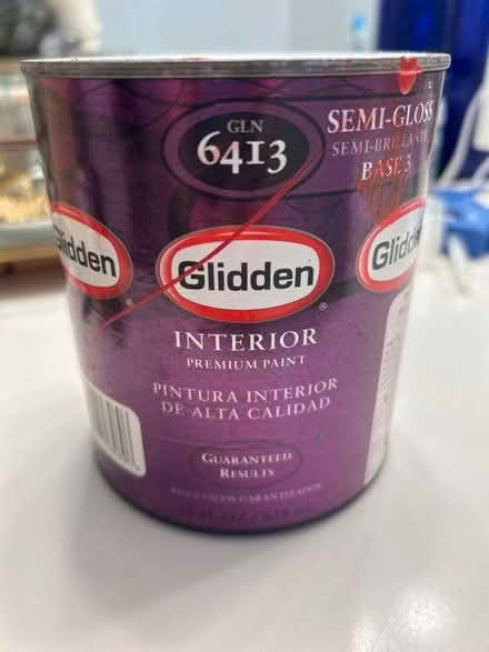 Photo of free Red semi-gloss interior paint (Richardson, TX) #1