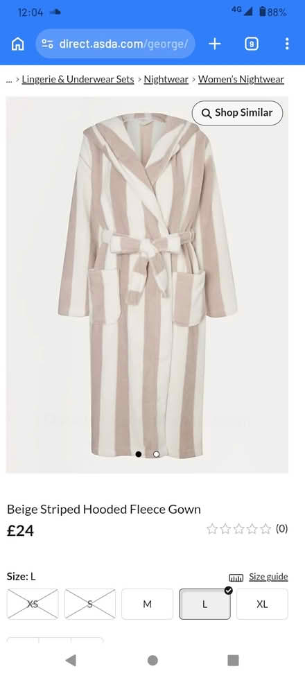 Photo of Hooded dressing gown (Sherwood NG5) #1