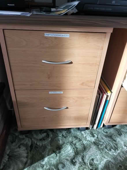 Photo of 2 or 3 Drawer Wooden Filing Cabinet (Hilsea Portsmouth PO2) #2