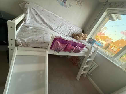 Photo of free Kids bed with ladder and slide but without mattress (Sunnyside NN2) #3