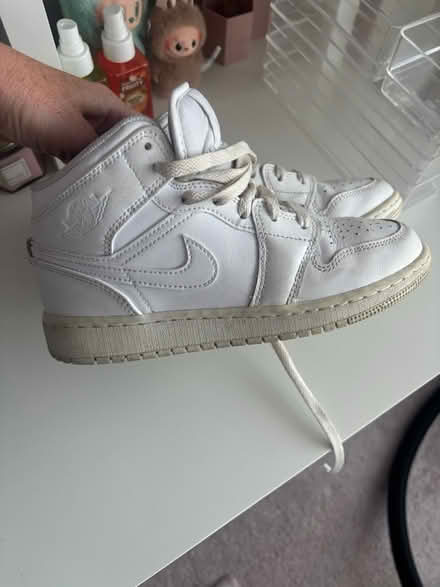 Photo of free White kids Nike Jordan’s - size 3 (Maghull, L31) #1
