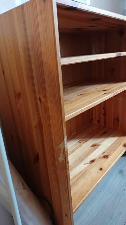 Photo of free 2 x wood bookshelves (Castlebeck S2) #2