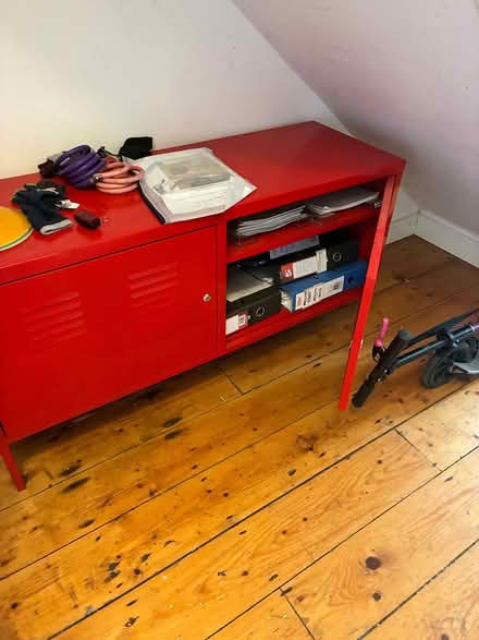 Photo of free Red ikea media cabinet (Drimnagh) #1