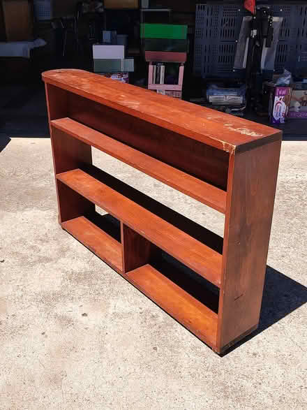Photo of free wooden bookshelf (Clairemont.) #1