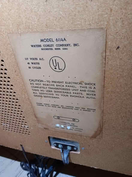 Photo of free Vintage Stereo Console Cabinet (Woodridge) #3