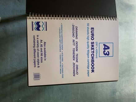 Photo of free A3 Sketchbook 23 pages. Less than original 50 sheets. (University Area RG1) #3