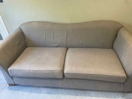 Photo of free Grey sofa (Blindley Heath RH9) #3