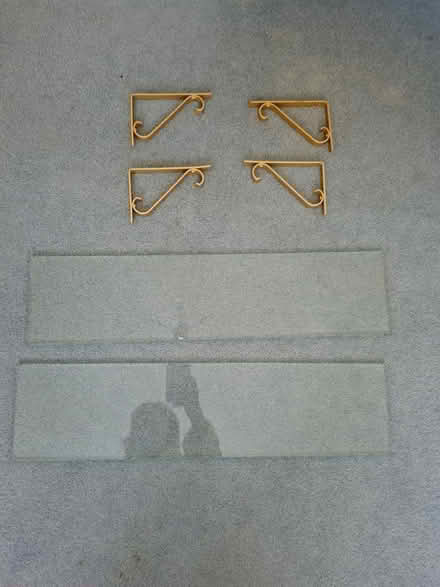 Photo of free Glass shelves & brackets (Welling DA16) #1