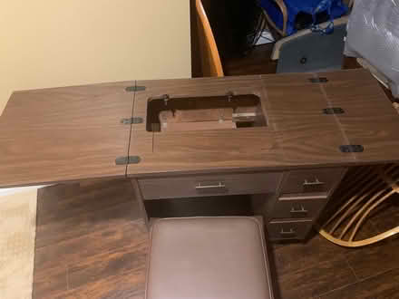 Photo of free sewing table W chair - no machine (newmarket, ontario) #2