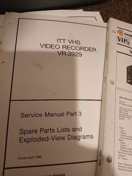Photo of free Electronic service manuals (Blakenall WS3) #2