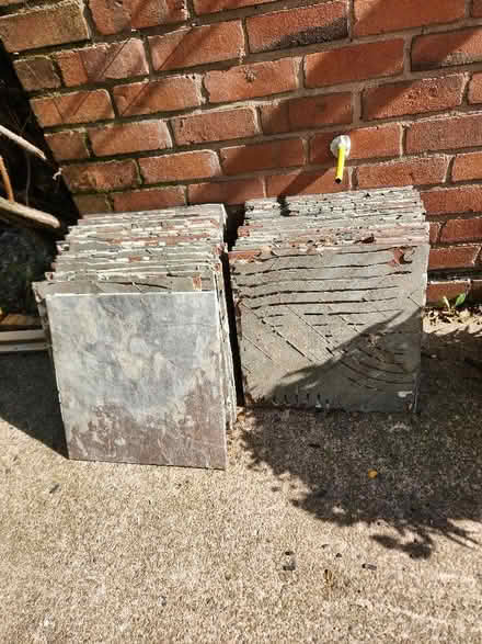 Photo of free Approximately 50 used floor tiles (Howle TF9) #1