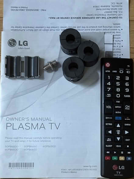 Photo of free 52 in LG Plasma/Smart TV - Broken (Port Murray, NJ) #2