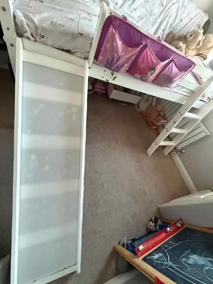 Photo of free Kids bed with ladder and slide but without mattress (Sunnyside NN2) #2