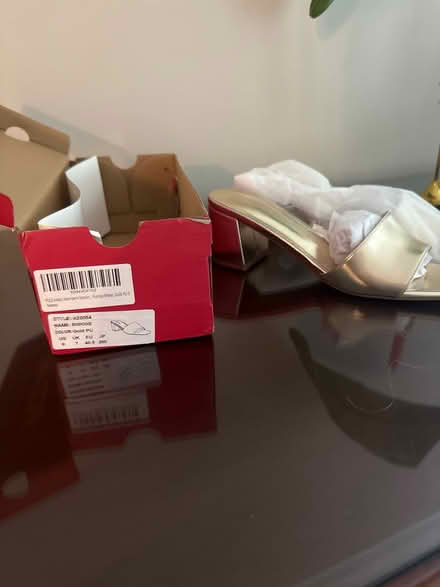 Photo of free Brand new gold mule sandals size 9 (19803) #2