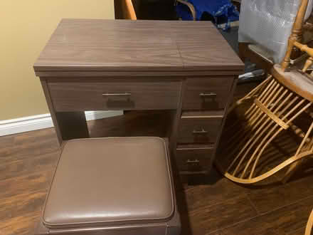 Photo of free sewing table W chair - no machine (newmarket, ontario) #1