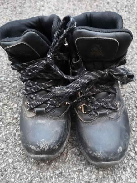 Photo of free Black boots size 1 (City Point DE24) #1