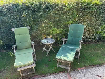Photo of free 2 x Steamer Chairs (Cranleigh GU6) #2
