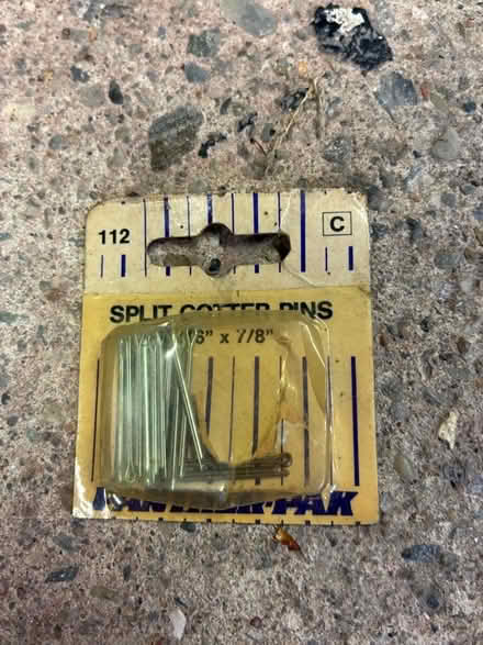 Photo of free Split Cotter Pins (Great Boughton CH3) #1