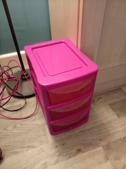 Photo of free Small pink plastic draws (Worsborough S70) #1