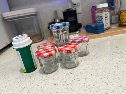 Photo of free Sample jam jars x6 (Leigh High School) #1