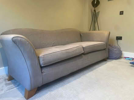 Photo of free Grey sofa (Blindley Heath RH9) #1