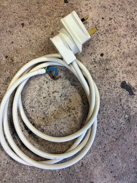 Photo of free Round three pin plug with adapter and length of cable (Great Boughton CH3) #1
