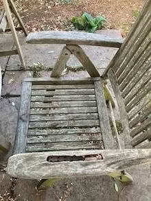 Photo of free A set of old garden furniture to give away (Norham Manor OX2) #3
